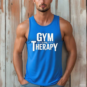 Gilet de fitness graphique pour hommes Gym Train Loose Breathable Sleeveless Shirts Summer Casual Fashion Sport - Product Image 2