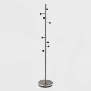 Attractive Black Powder Coated <b>Vintage</b> Style Free Standing Entryway Garment <b>Coat</b> Metal Rack Clothes <b>Stand</b> <b>Coat</b> Hanger <b>Stand</b> - Product Image 2