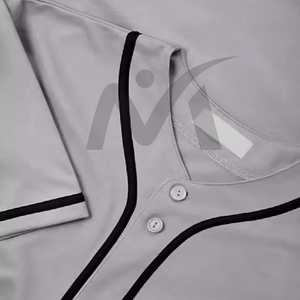 Maillot de baseball respirant à séchage rapide pour hommes, kit complet personnalisé, vêtements de sport imprimés par sublimation avec logo OEM, option grande taille, vente en gros - Product Image 4
