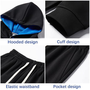 Sweat à capuche vintage surdimensionné en coton épais et délavé à l'acide avec logo personnalisé pour hommes, broderie graphique de haute qualité pour hommes - Product Image 5