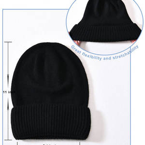 Gorro de Invierno de Color Sólido, Camuflaje/Puntos, Cálido, para Deportes al Aire Libre, con Logotipo, Estilo Nuevo, Gorros de Punto OEM - Product Image 5