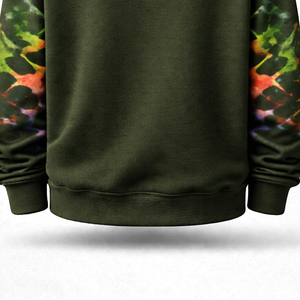 Sweat à capuche unisexe à col croisé 100% coton, coupe oversize, molleton doux, manches longues, streetwear, usage quotidien, gym, mode - Product Image 6