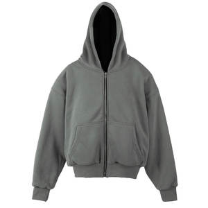 Pull à capuche pour hommes avec logo personnalisé 100% de coton à manches longues polaire OEM ODM Streetwear confortable vêtements décontractés - Product Image 1