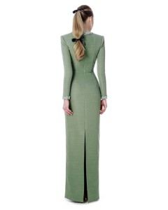 Robe EMERALD U-LINE _ robe de soirée de luxe haute couture de la marque locale vietnamienne - Product Image 3