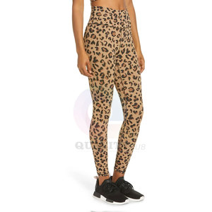 Mallas de gimnasio para mujer con logotipo personalizado de alta calidad Material transpirable en color sólido Ropa informal de fabricante profesional - Product Image 4