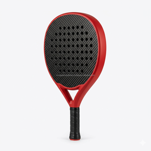 Raqueta de Pádel Personalizada de Fábrica OEM, 12K 18K, Completamente de Carbono, Forma de Lágrima, Superficie Rugosa - Product Image 5