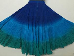 กระโปรงเต้นรำ25หลาสไตล์อียิปต์กระโปรงเต้นรำผ้าคอตตอนมัดย้อมสำหรับใส่ไปงานปาร์ตี้กระโปรงแนวชนเผ่า - Product Image 3