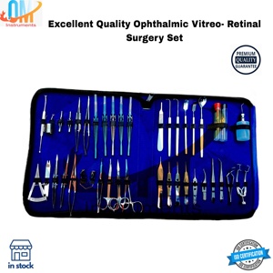 ชุดเครื่องมือผ่าตัดจุลศัลยกรรมตาแบบแมนนวลคุณภาพสูงเยี่ยมสำหรับการผ่าตัดกระจกตาและจอประสาทตา สำหรับใช้ในโรงพยาบาล - Product Image 2