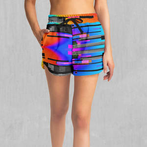 Pantalones cortos con logotipo personalizado para mujer, precio al por mayor, pantalones cortos con estampado por sublimación de buena calidad, pantalones cortos de entrenamiento para mujer - Product Image 1