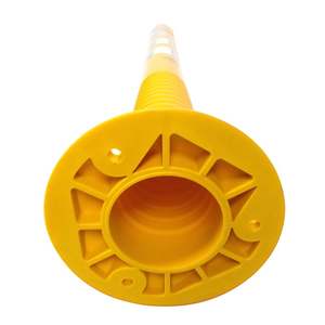 Bouée de délimitation flexible jaune 100x8cm pour avertissement de circulation - Product Image 5