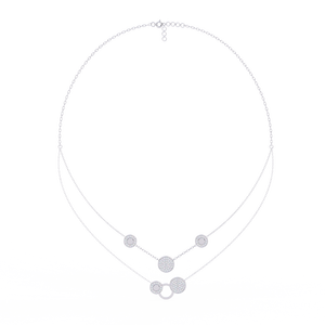 Collar de Diamantes Cultivados en Laboratorio de Oro de 18K, 0.44tw, para Mujer, Uso Diario, Compromiso, Boda, Joyería Fina, Certificado IGI, Lujo - Product Image 3