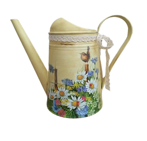 Maceta de riego Mayorista Mayor calidad Pintado a mano Brillante Metal pulido Regadera Flor Vivero Jardín - Product Image 1