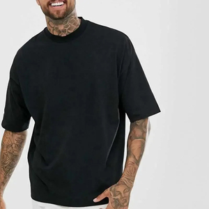 Men's Structured Oversized Tee Heavy Cotton Fashion Shirt for Contemporary Casual and Streetwear Style - Product Image 4