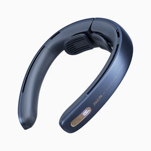 Jisulife แบตเตอร์รี่แบบพกพา Pro1ระบายอากาศขนาดเล็ก Da collo ความเร็วลม5โวลต์ใช้แบตเตอรี่ USB สำหรับครัวเรือนกลางแจ้งโรงแรม - Product Image 2