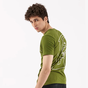 Camiseta de manga corta con estampado de letras Vintage de verano de gran tamaño personalizada para hombres, Camiseta holgada e informal medio lavada con imagen impresa - Product Image 2