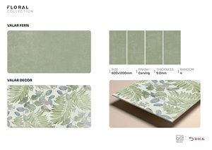 Azulejo de Porcelana para Pared y Piso de 600x1200, Cuerpo Resistente, Baja Absorción de Agua, Alto Rendimiento, Diseño Elegante, Exportación Global, Directo de Fábrica - Product Image 5