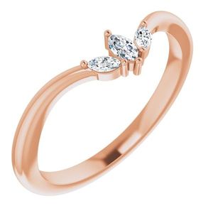 แหวนทองคำ 14K ประดับเพชรสามเม็ด รุ่น Stuller 123530:602P พร้อมวงแหวนทองคำขาว 14K รุ่น 123530:602P พร้อมวงแหวนทองคำเหลือง 14K - Product Image 1