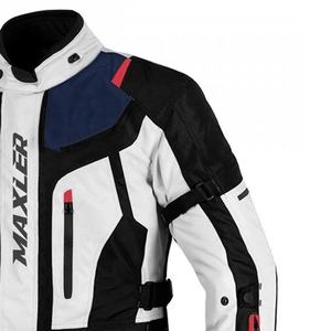 Blouson de moto longue course robuste avec protections antichoc homologuées CE, blouson de moto longue course en textile pour homme, fournisseur OEM pour la production en gros - Product Image 6