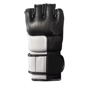 ถุงมือชกมวย MMA แบบมวยไทยถุงมือหนังน้ำหนักเบาครึ่งนิ้ว - Product Image 4