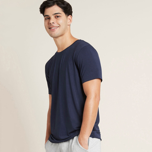 Vente en gros en ligne Fourniture T-shirts formels à manches courtes pour hommes Tissu polyester spandex écologique de haute qualité hautement extensible - Product Image 4