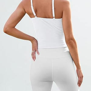 Débardeurs pour femmes Chemise de base sans manches courte extensible pour femmes - Product Image 5