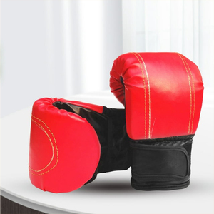 Par de guantes de boxeo de alta resistencia, guantes de boxeo ajustables, transpirables, lisos, ergonómicos, para adultos, para gimnasio - Product Image 3