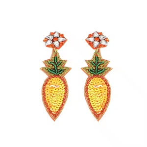 Handmade Beaded Glass <b>Earrings</b> for Women Custom Design Multi Stud Jewelry Personalized Top Quality from India - Product Image 1