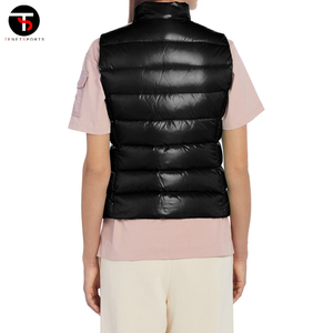 Gilet tendance d'hiver personnalisé pour femmes, gilet long en tissu brillant et respirant, chaud et résistant à l'eau - Product Image 4