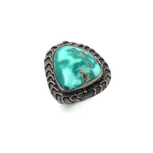 Venta al por mayor Anillo de plata esterlina 92,5 con piedras preciosas naturales de turquesa Piedras preciosas sueltas Categoría de producto - Product Image 4