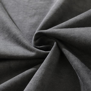 Camisetas bordadas con logotipo personalizado OEM 260gsm algodón pesado de manga larga con cuello suelto lavado ropa informal desgastada Camiseta de punto - Product Image 6