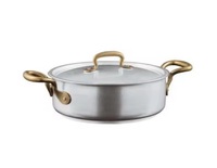 Casserole élégante de qualité supérieure en acier inoxydable isolé, couvercle anti-fuite, revêtement antiadhésif, compatible avec les plaques à induction, équipement de cuisine