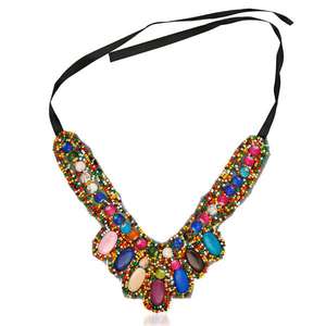 Collar de encaje de cuentas de madera Urthn y pulsera de cuentas perla Multicolor lindo regalo de fiesta de estilo clásico religioso de moda 1111207 - Product Image 1