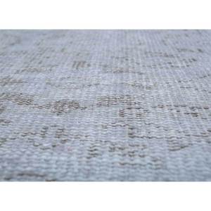 Vintage Grey Black Wool Hand Knotted <b>Rugs</b> Pae-1554 <b>Boho</b> Style for Home Living Room Medallion Rectangle Patchwork Abstract - Product Image 3