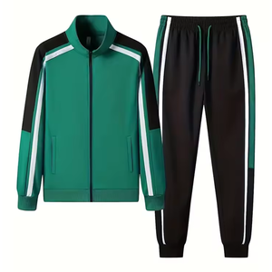 Survêtement d'hiver pour homme, design personnalisé, haute qualité, 100% coton, respirant, doublure polaire écologique, poches, vente en gros - Product Image 1