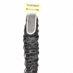Raw 100% Natural Wholesale Natural <b>Cheap</b> Virgin Vendor HD Closure Wavy Manufacture South Indian Temple Human Hair <b>Extensions</b> - Product Image 1