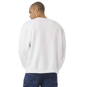 Sudadera de Forro Polar Grueso con Cuello Redondo para Mujer, Estilo Urbano, Mezcla de Poliéster/Algodón - Product Image 3