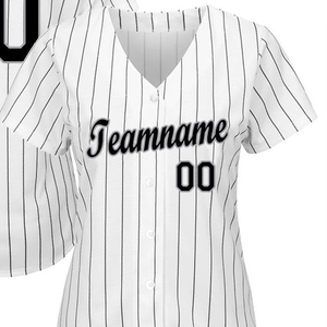 Uniforme de Equipo con Logotipo Personalizado, Jersey de Béisbol Bordado e Impreso, Conjunto de Camisa de Béisbol de Malla y Sarga con Botones - Product Image 2