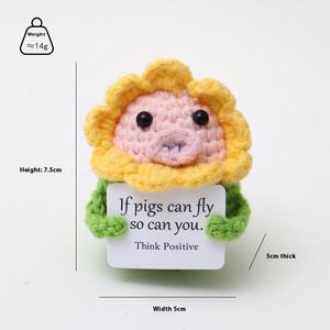 Muñeca de Algodón de Girasol Personalizada al por Mayor, Decoración para el Hogar y la Oficina, Regalo de Energía Positiva para Todas las Estaciones - Product Image 4
