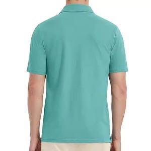 เสื้อโปโลผู้ชายปักลายเองสำหรับฤดูร้อนเสื้อโปโลผ้าฝ้ายไซส์ใหญ่พิเศษเสื้อโปโลทำจากผ้าฝ้ายสไตล์ลำลองผลิตในปากีสถาน - Product Image 3