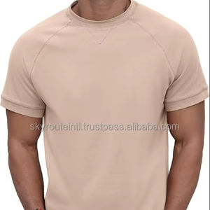 Camiseta informal de algodón 100% con patrón sólido Stock a granel 180 gramos de peso de tela Camiseta hecha a medida - Product Image 5