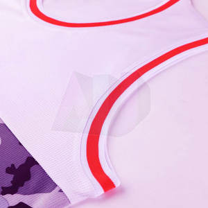 Nouvelle arrivée, uniforme de basket-ball sans manches, grande taille, léger, tissu doux, respirant, évacuant l'humidité, design personnalisé, long - Product Image 3