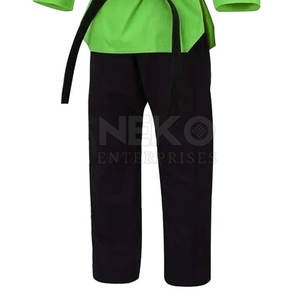 เครื่องแบบคาราเต้ผ้าฝ้าย100% สำหรับทุกเพศคุณภาพสูงได้รับความนิยมใหม่ศิลปะการต่อสู้สวมใส่ขั้นต่ำที่ดีที่สุด - Product Image 6