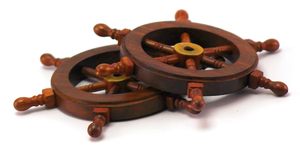 Classic for Glam Adjustable Wooden <b>Ship</b> <b>Wheel</b> Nautical Maritime Steering Wall Decorative Gift for Hanging - Product Image 6