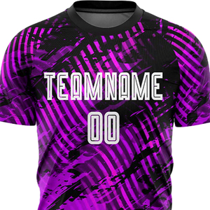 Kit de fútbol personalizado sublimación completa para hombres y mujeres tela suave y ligera camiseta de fútbol cómoda 100% algodón de secado rápido - Product Image 4