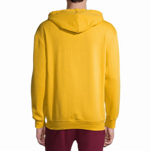 Sweat à capuche tendance pour homme 100% coton mélangé chenille broderie motif uni imprimé poids lourd taille plus - Product Image 3