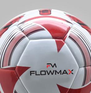 Ballon de football Flowmax Offre Spéciale à collage thermique 32 panneaux Ballon de football PU de compétition rouge et blanc 2025 - Product Image 6