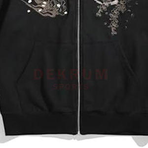 Sudaderas con capucha bordadas de manga larga para hombre de último diseño 100% algodón transpirable fácil de moda para adultos para invierno - Product Image 6