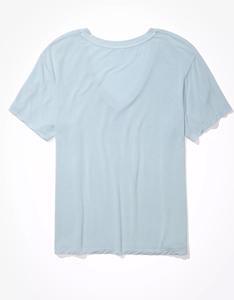 Tee-shirt d'été à col en V 100% coton Polyester léger TShirt Ladies Casual Short Sleeve V-Neck T Shirts Women - Product Image 4