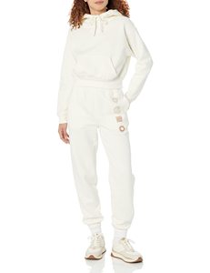 Pull surdimensionné avec LOGO personnalisé pour femmes, sweat-shirt, pantalons de sport, vêtements en cuir, ensemble de sweat à capuche de jogging d'entraînement pour l'extérieur - Product Image 6
