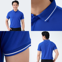 Polo classique pour homme en gros – Coton de première qualité (95 % coton, 5 % élasthanne, 210 g/m²) – Idéal pour les tenues professionnelles et décontractées